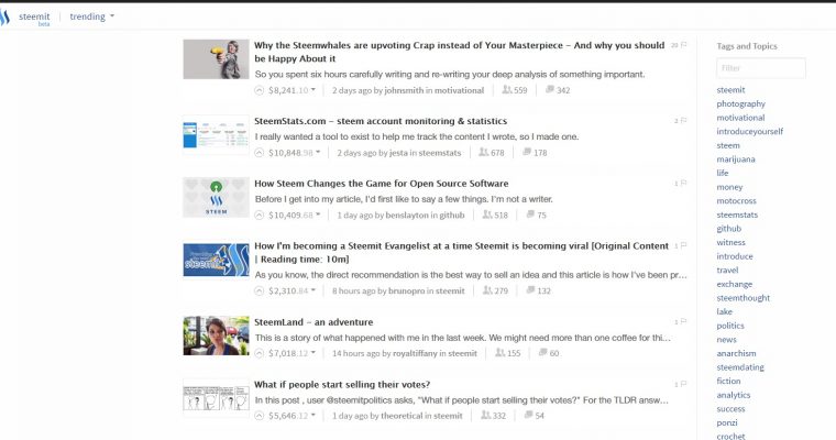 steemit articles that have made the most money | education based content marketing