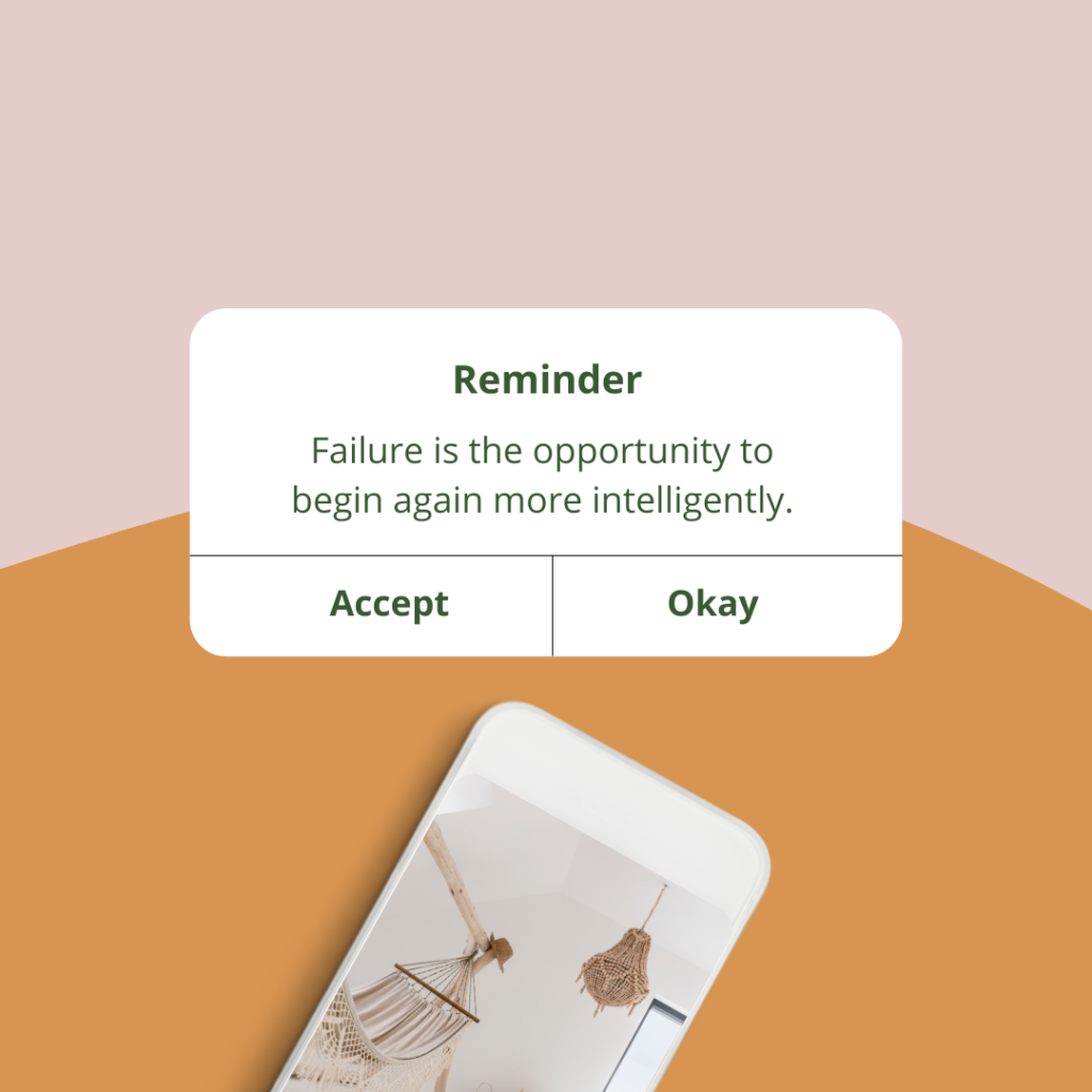 Failure is the opportunity to begin again more intelligently. | A.R. Marketing House