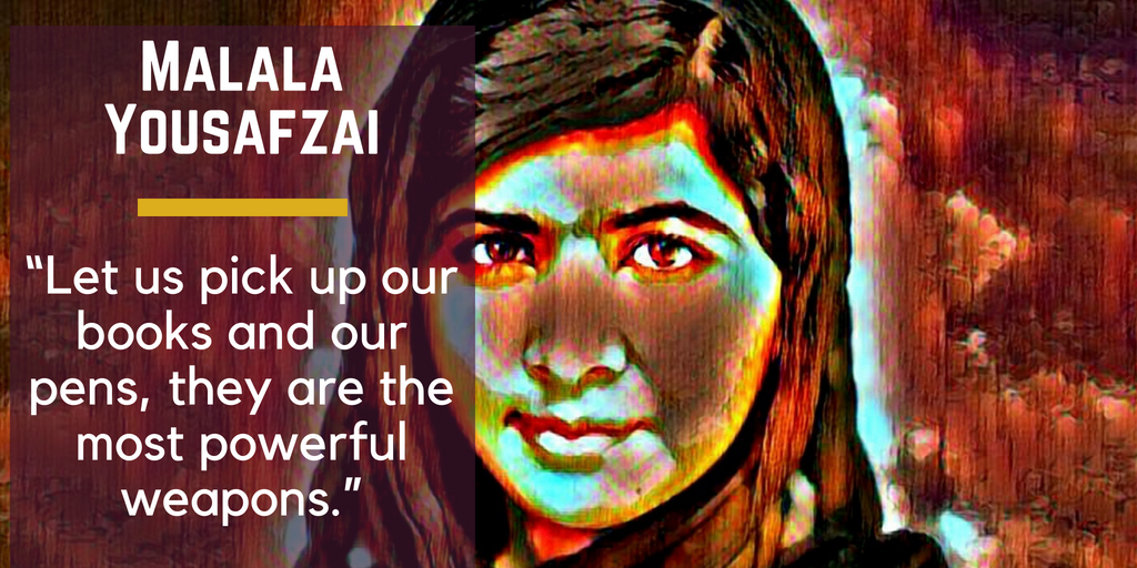 10 Highly Influential Thought Leaders and their Educational Content | Malala