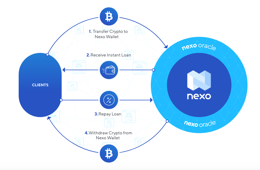 nexo business model business loan backed by crypto | education based content marketing