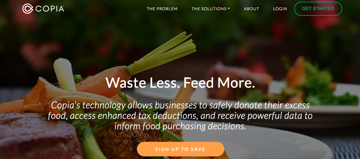 Copia is a company looking to make hunger, history | A.R. Marketing House