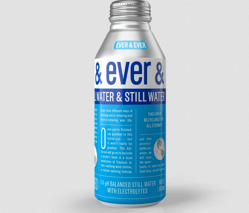Ever&Ever aluminum reusable bottled water | A.R. Marketing House
