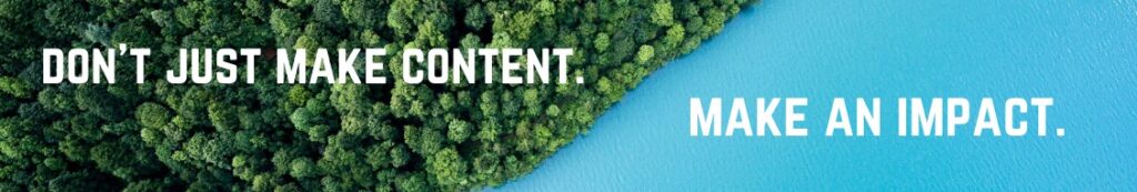 Don't just make content | Make an impact | A.R. Marketing House