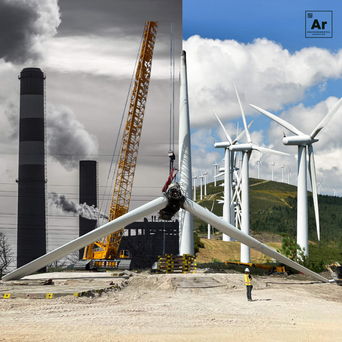 Wind Power Recycling: What Happens After the Blades Break | A.R. Environmental Marketing House